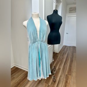 Custom Silk and Chiffon Dress